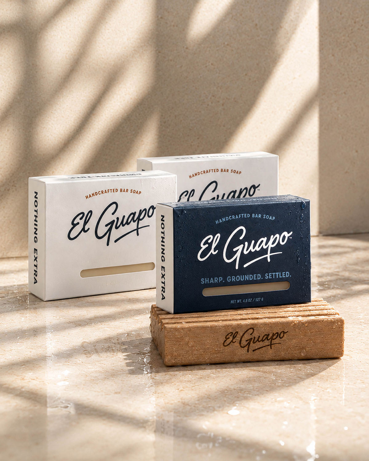 3 Handcrafted Soap Bars + Free Soap Dish + Free Shipping