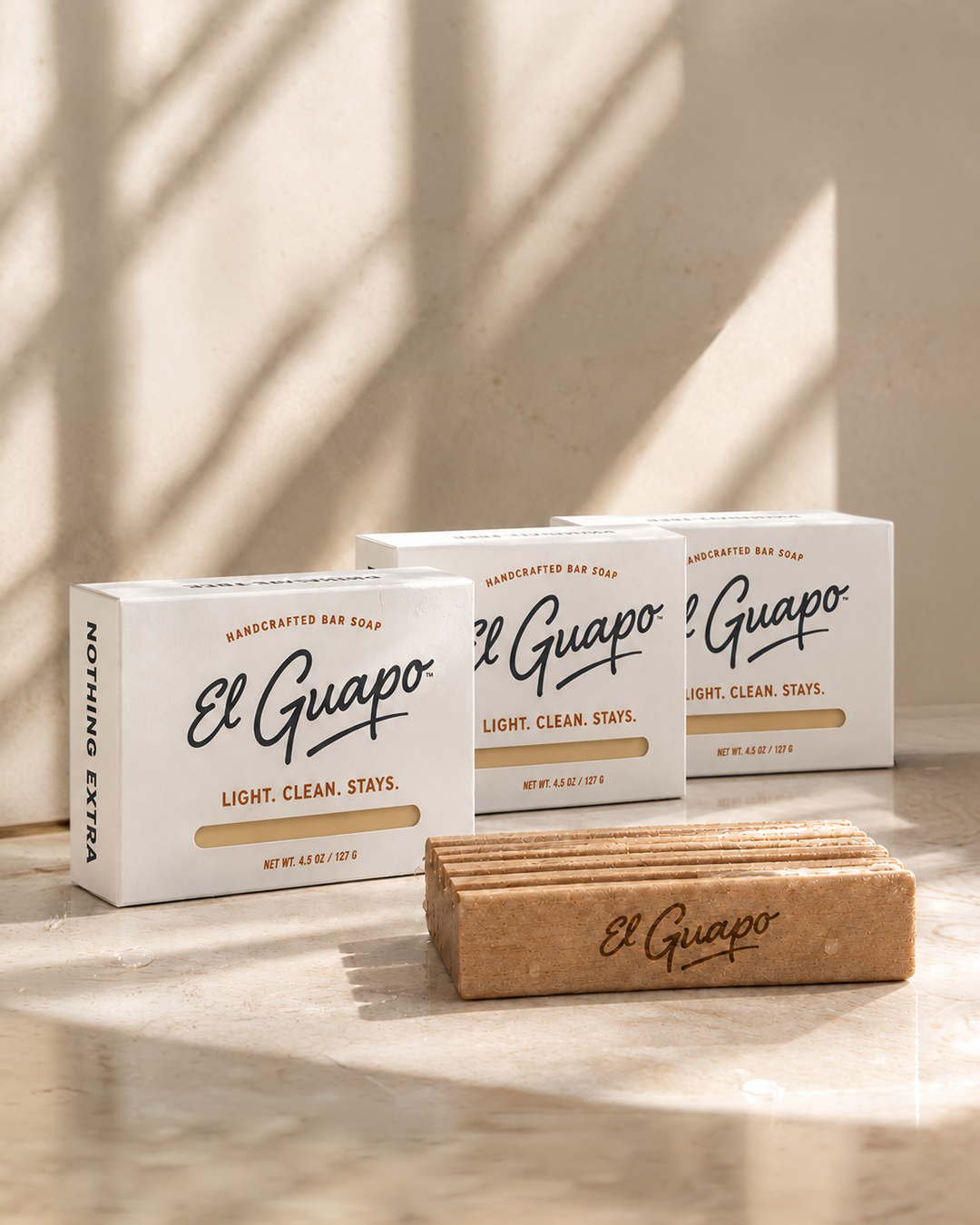 3 Handcrafted Soap Bars + Free Soap Dish + Free Shipping